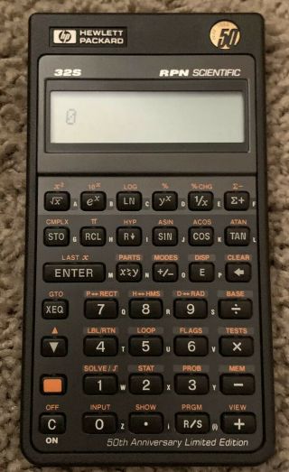 1989 Hewlett Packard HP - 32S RPN Scientific Calculator 50th Anniversary Edition 2