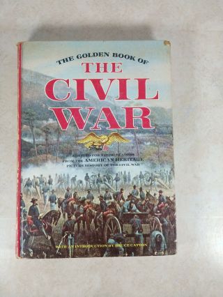 Vintage The Golden Book Of The Civil War American Heritage Picture History R6