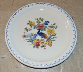 Milwaukee Road Railroad Peacock Pattern China Dining Car 7 1/4 " Plate