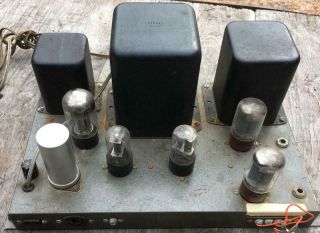 Vintage Heathkit Model W4 - Am Tube Power Amplifier Amp Heath Hifi As - Is As - Found