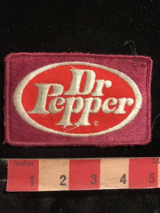 Vintage Dr.  Pepper Soda Pop Advertising Patch 98z5