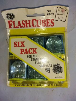 Vintage Ge Magicubes Flash Cubes 6 Pack