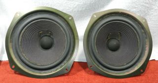 Pair Large Advent Woofers - Re - Foamed - Fully - Great