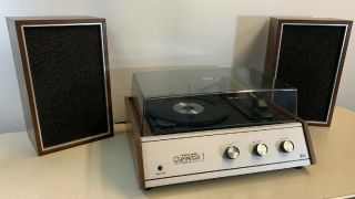 1973 Realistic Clarinette I Record Player Stereo W/ Speakers Restored See Video