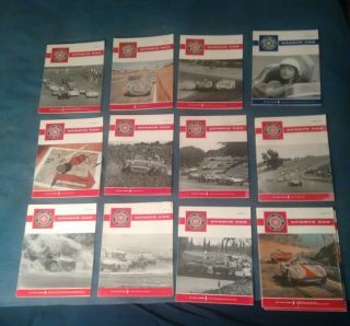 Complete Set Of 1961 Sports Car Club Of America Magazines Jan - Dec 12 Issues