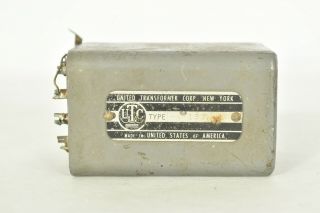 Vintage Audio Utc Ha - 133 Line Output Transformer 26 Kennedy Tube Preamp