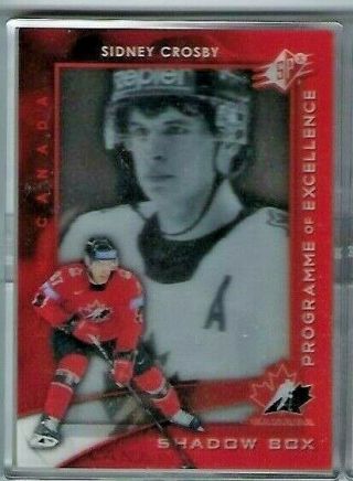 2011 - 12 Spx Shadowbox Programme Of Excellence Pe6 Sidney Crosby Team Canada Sp