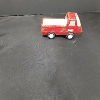 Vintage Tonka Pressed Steel Mini Econoline Red Pickup Truck