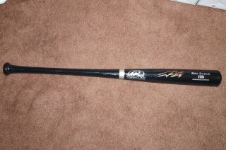 Rays Reds Red Sox Royals Jonny Gomes Signed Bat
