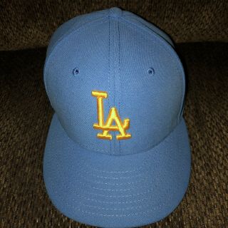 Los Angeles Dodgers Fitted Era 59fifty Cap Hat Ucla Bruins Colors Size 7 1/4