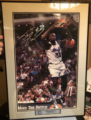 Shaquille O’neal Autograph Limited Edition 41/200 Poster