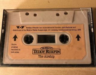 Vintage 1985 The Airship Cassette Tape For Teddy Ruxpin Bear