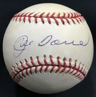 Joe Torre Signed Oml Baseball Autograph Auto Jsa