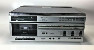 Sharp Vz - 1500a Stereo Music Center Linear Tracking Both Sides Play Turntable