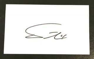 Yu Darvish Signed Autograph 3x5 Index Card Texas Rangers Chicago Cubs