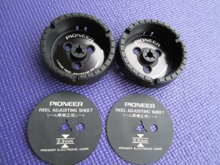 Pioneer Pp - 220a Nab Hub Adaptors 10.  5 " Reel For 1/4 " Tape Deck Reel To Reel