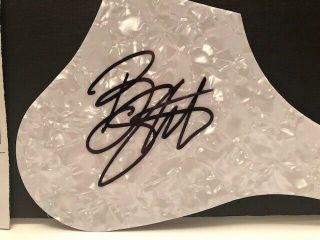 Bruce Springsteen Signed Guitar Pick Guard C.  O.  A.  Real