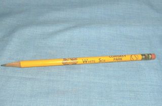 1608 - Vintage Chicago White Sox Baseball Souvenir Pencil - Comiskey Park