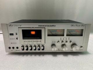 Vintage Marantz 5025b Stereo Cassette Tape Deck - Tape Player Needs Band