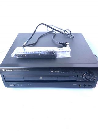 Pioneer Cld - D504 Laserdisc & Cd Player With Remote.  Classic