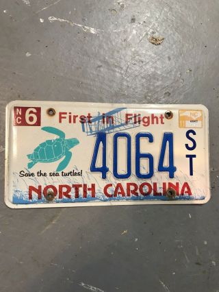 2011 North Carolina Save The Sea Turtles 2011 License Plate