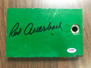 Red Auerbach Signed Autographed Boston Garden Parquet Floor Large Piece Psa