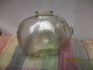 Vintage Gold Carnival Glass Piggy Bank 6.  5 " Long Anchor Hocking