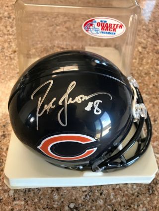 Rex Grossman Chicago Bears Helmet Signed Auto Autograph Bowl Xli 100