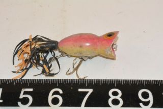 old early fred arbogast hula popper crank bait colors ohio made 5 C 2