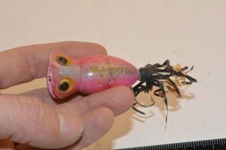 old early fred arbogast hula popper crank bait colors ohio made 5 C 3