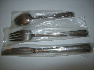 Internation Silver Southern Pacific Railroad Train Dining Car Fork Knife Spoon