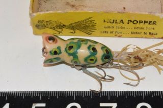 old early fred arbogast hula popper crank bait colors ohio made 2 C 2