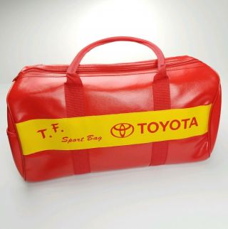 Servco Toyota Hawaii 75th Diamond Anniversary 1994 Sport Bag Tote Rare Red