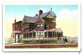 Vintage Postcard Hotel Lakensea Bradley Beach Jersey D2