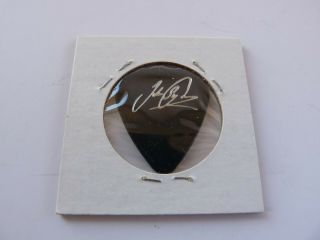 Thin Lizzy John Sykes Silver On Black Vintage Concert Tour Issue Guitar Pick 2