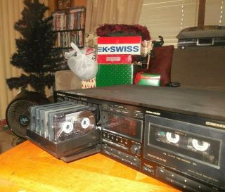 Pioneer Ct - Wm77r 6,  1 Multi - Changer Cassette Deck Recorder Vintage Rare -