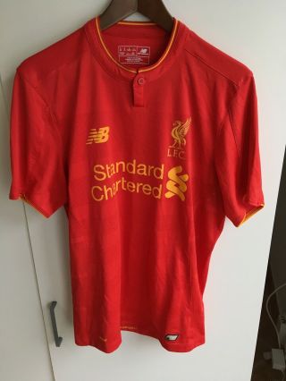 Liverpool Fc The Reds Football Soccer Shirt Jersey Balance Size M / Medium