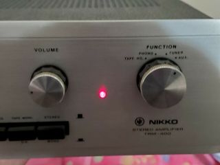 Vintage Nikko Stereo Amplifier TRM - 400 Very made in Japan 2