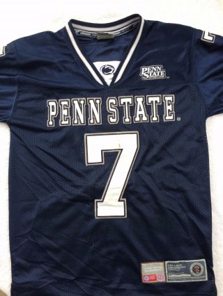 Penn State Nittany Lions Blue Large Size 16 - 18 Boys Football " Penn State " Jersey