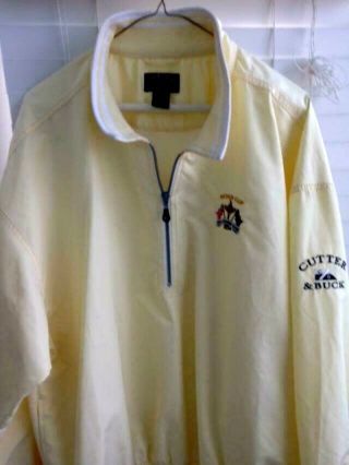 Awesome Ladies Cutter & Buck Ryder Cup " The Country Club " Golf Windbreaker