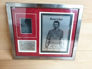 Ryan Giggs Match Worn Shirt Card 125/350 Manchester United 2003 - 2004 Premiership