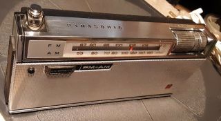 Panasonic Model Rf - 800 Portable Am / Fm Ac Dc Transister Radio Japan Matsushita