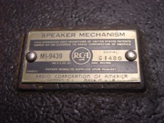 Rca Mi - 9439 15 " Speaker 30 Ohms Western Electric Theater Amp Era