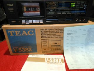 Teac - 538x Stereo Cassette Tape Deck,