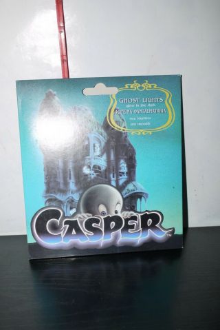 Vintage 1995 Casper The Friendly Ghost Glow In The Dark 3d Stickers B
