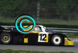 Racing 35mm Slide F1,  Merl/schornstein - Porsche 956,  1984 Monza 1000km