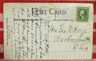 1912 Vintage Postcard Keyser,  West Virginia (North) Main St,  100 Block Coca Cola 2