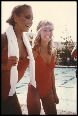 1984 Heather Locklear On Battle Of The Network Stars Vintage Photo