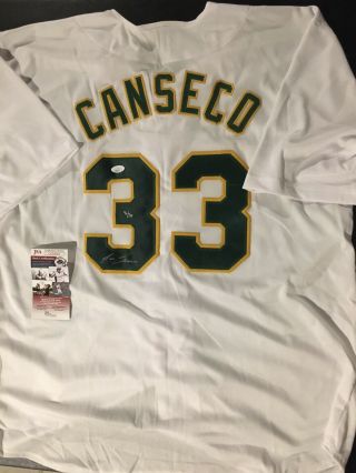 Jose Canseco Signed Baseball Jersey Oakland Athletics A’s 40/40