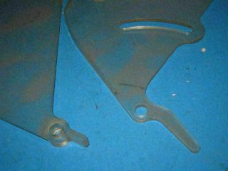 Vintage Radial ARM Saw Blade SIDE SHIELDS Model Unknown Help with model 8V3 2